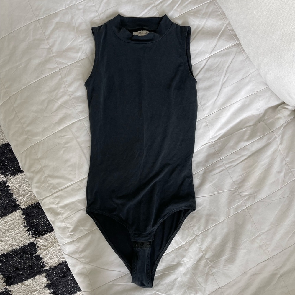 High neck body suit